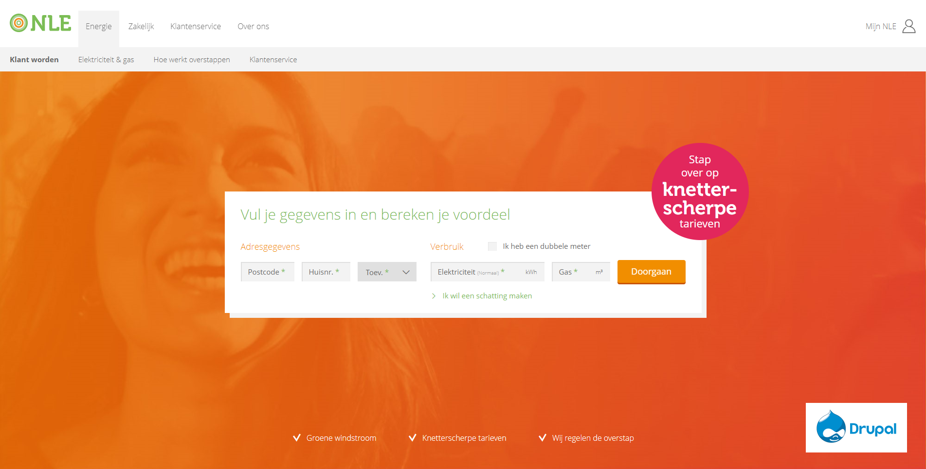 Homepage NLE