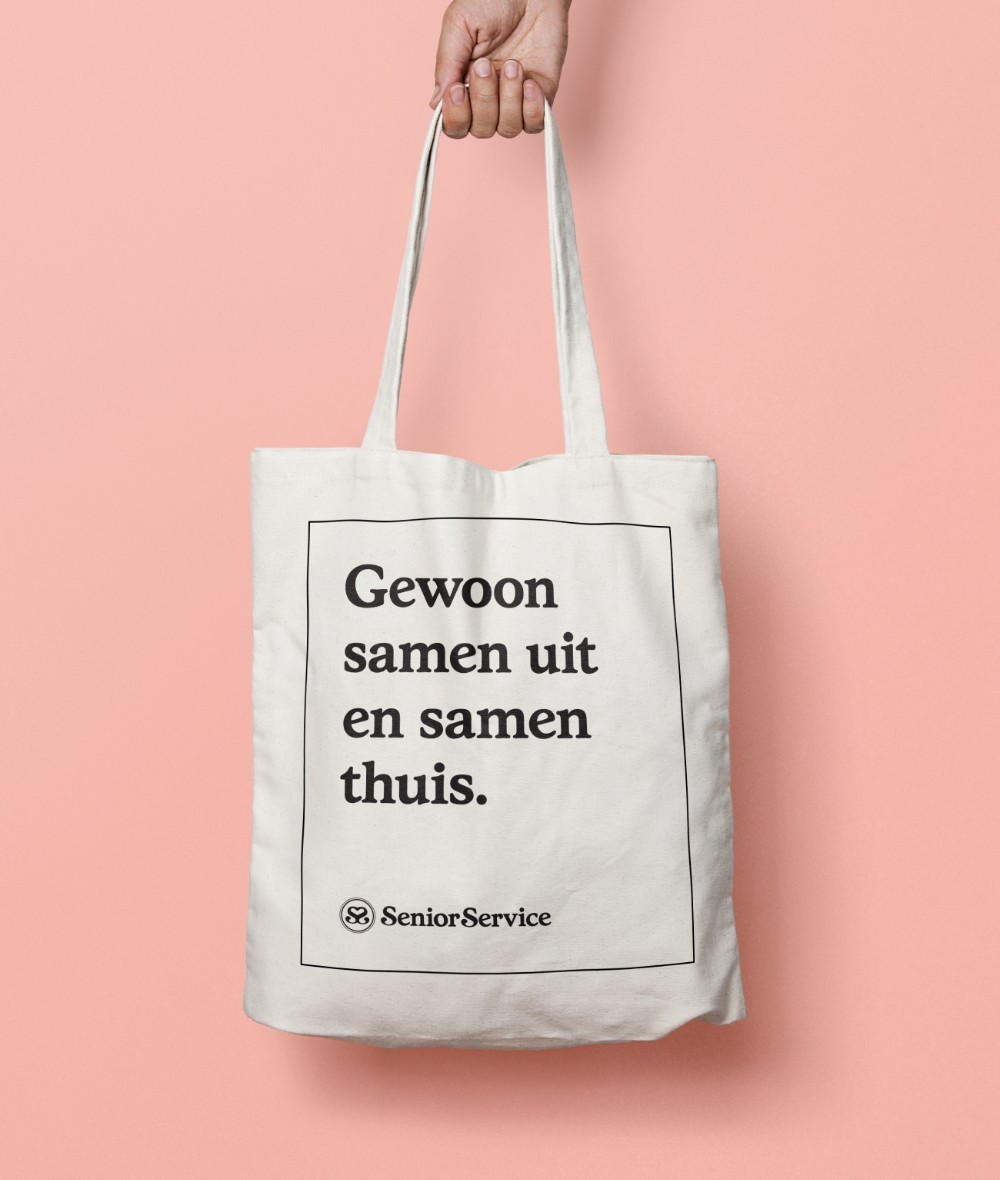 Senior Service Canvas Totebag