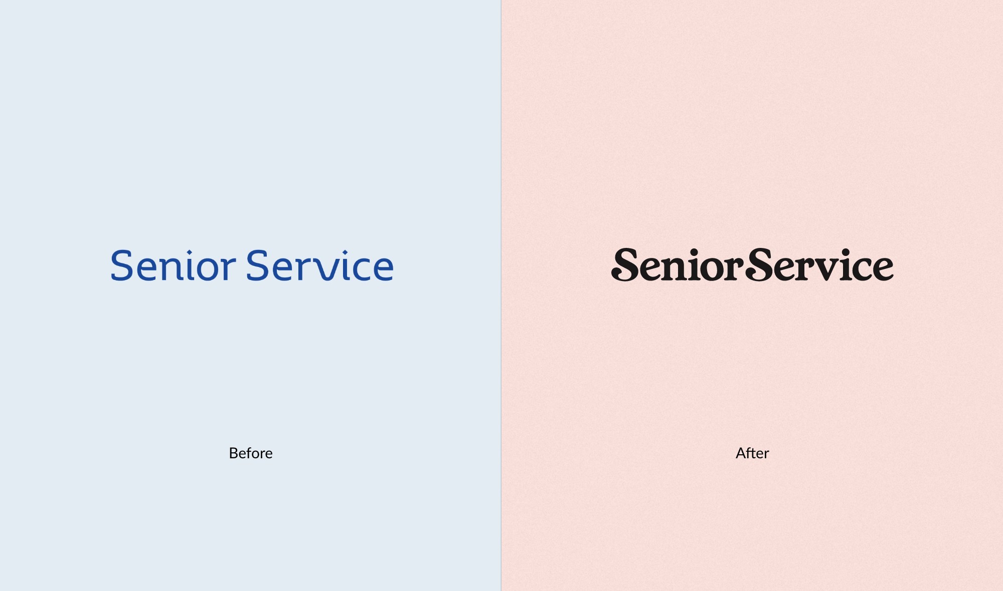 Logo Before en After Senior Service
