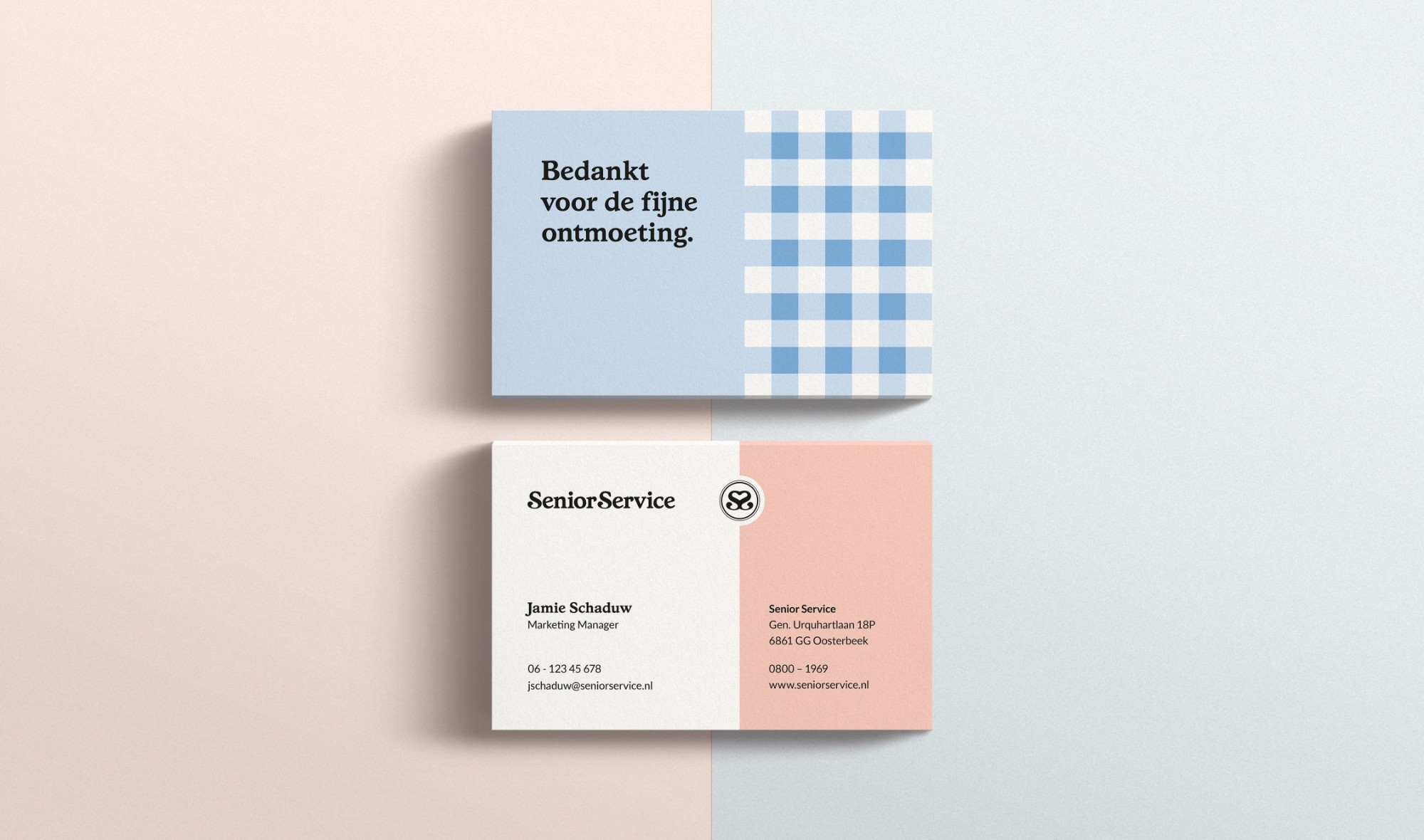 Senior Service visitekaartjes