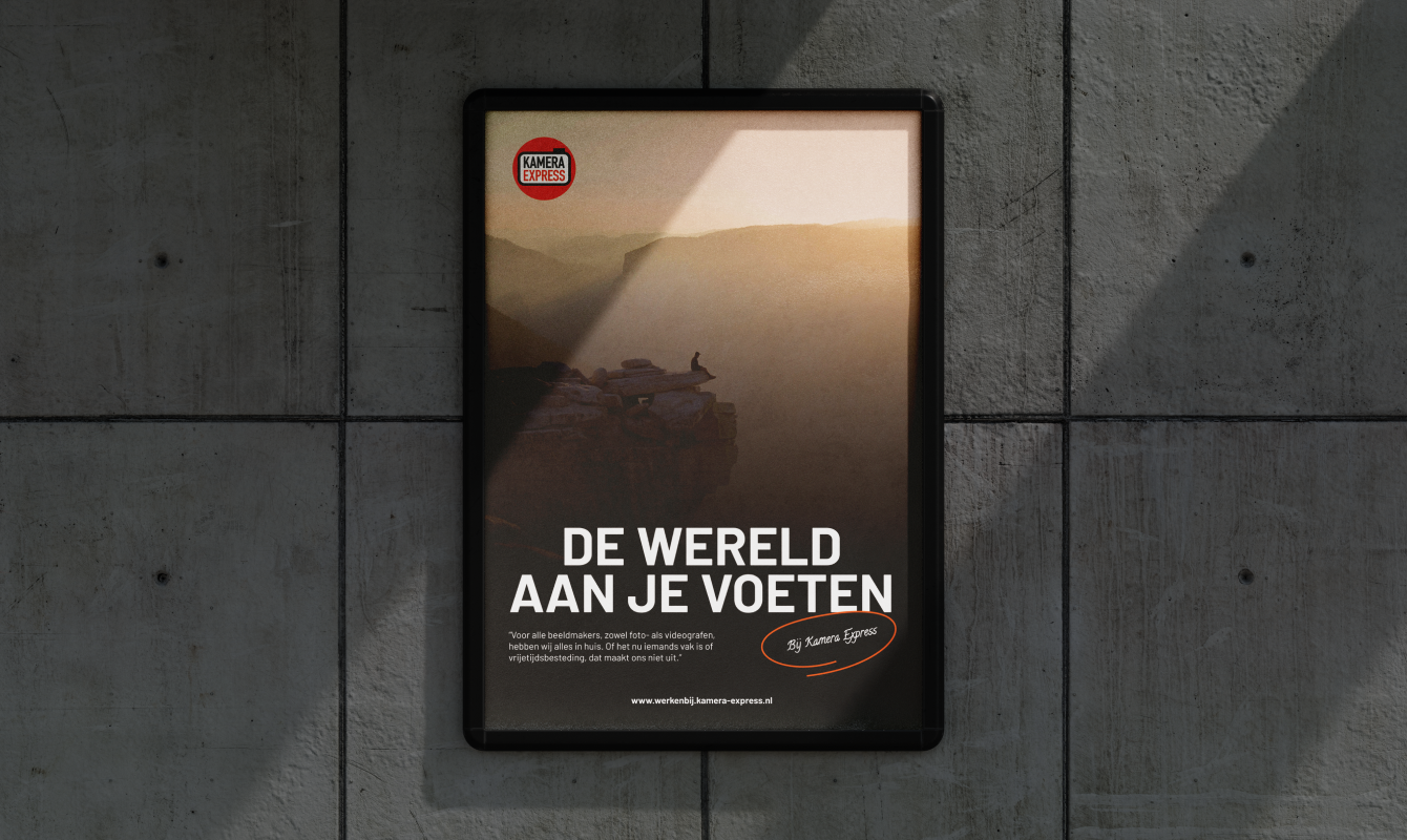 Poster: De wereld aan je voeten